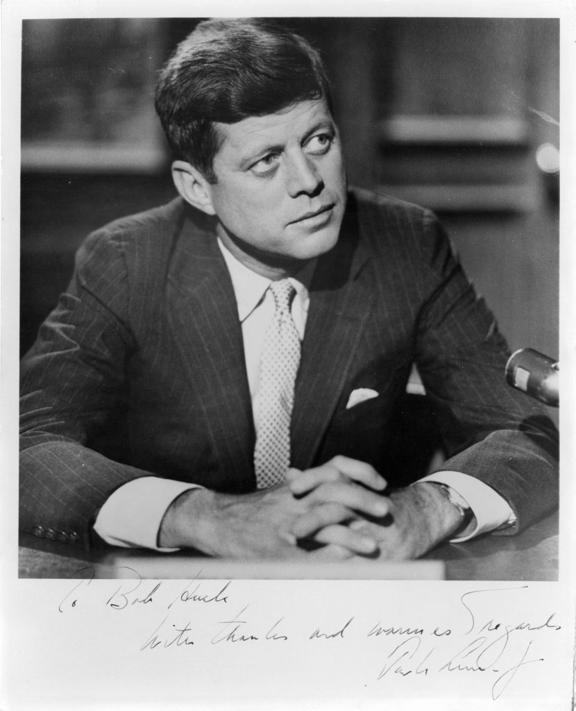 JFK Signed Photograph to Accompany Letter - May 24,1960