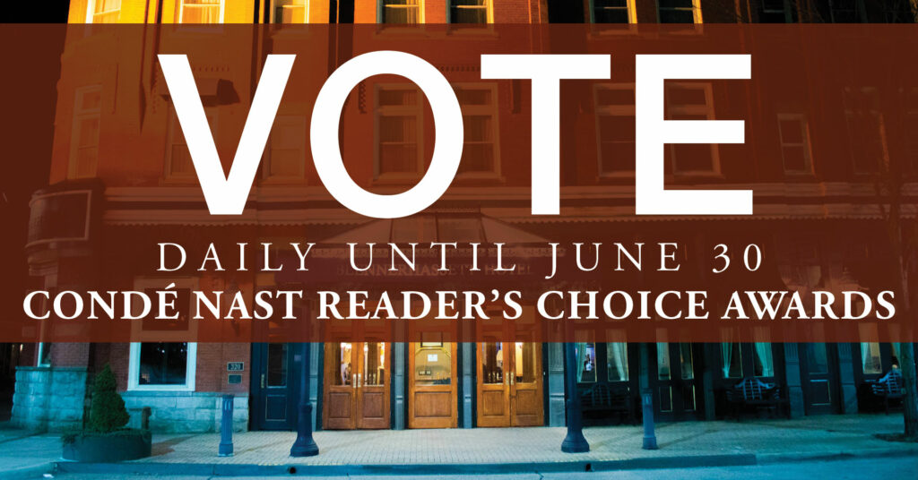 Vote for us The Prestigious Condé Nast Traveler 2023 Reader's Choice