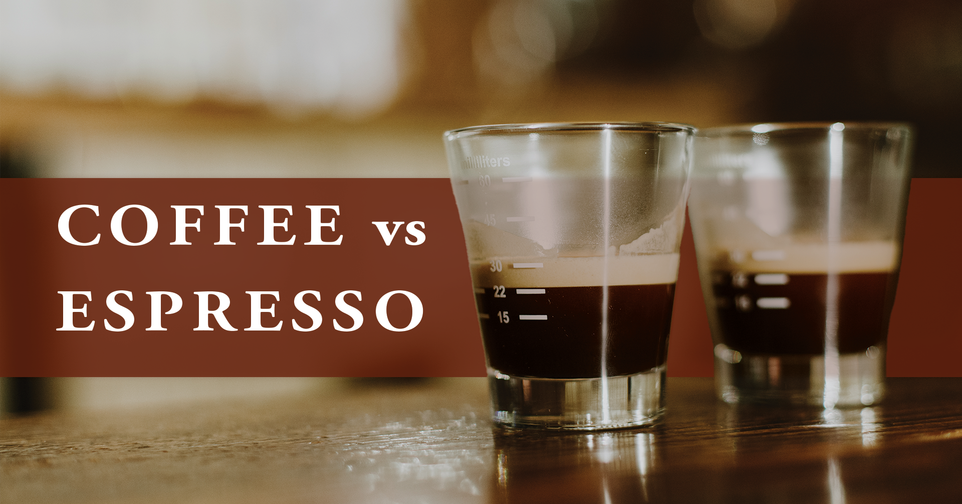 Coffee vs Espresso