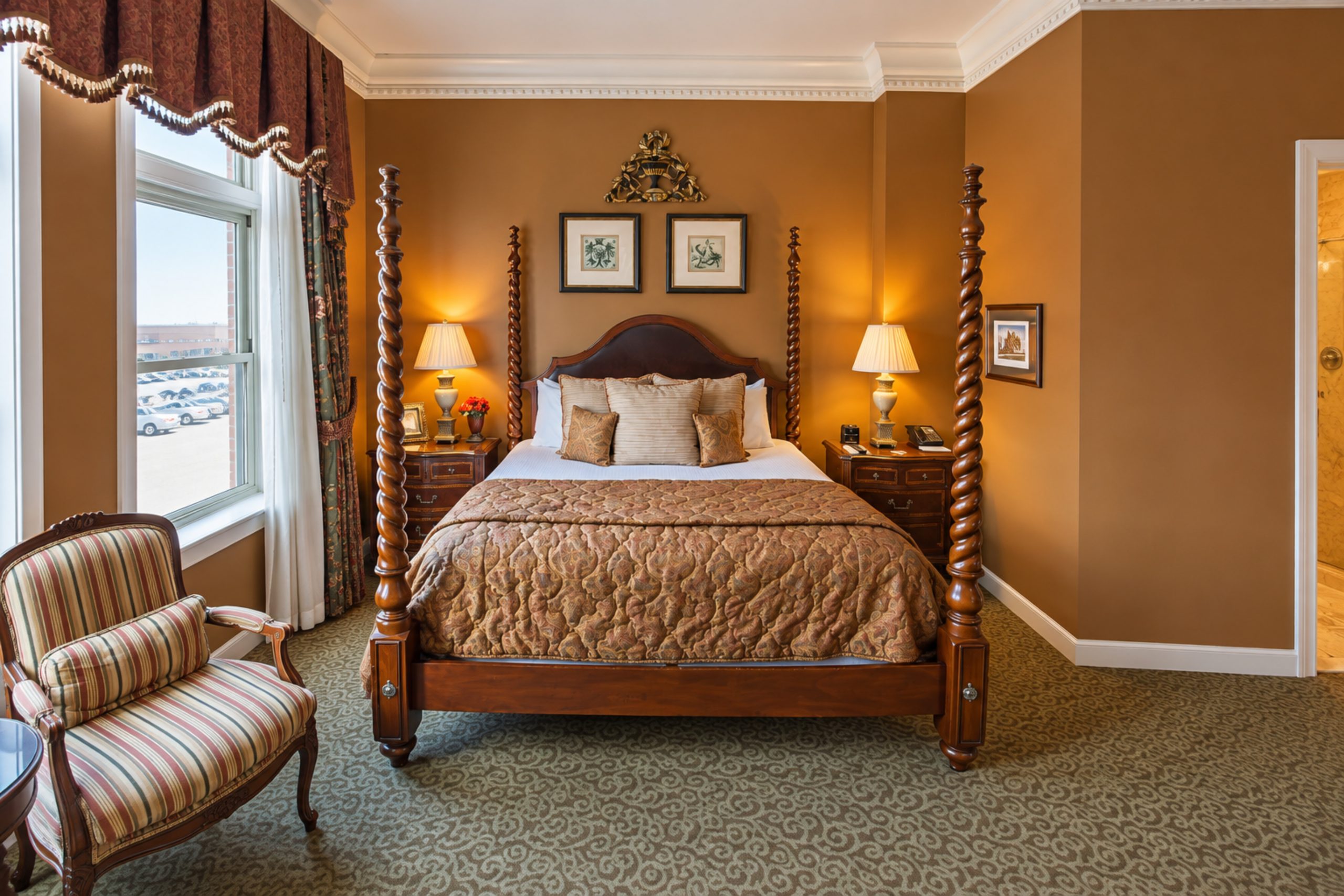 Blennerhassett WYNDHAM Pictures 2-29-blennerhassett suite 1 Historic Suites at The Blennerhassett, a Giovanni Hotel and Spa. Photo: Karl Gabb for Taylor Hospitality