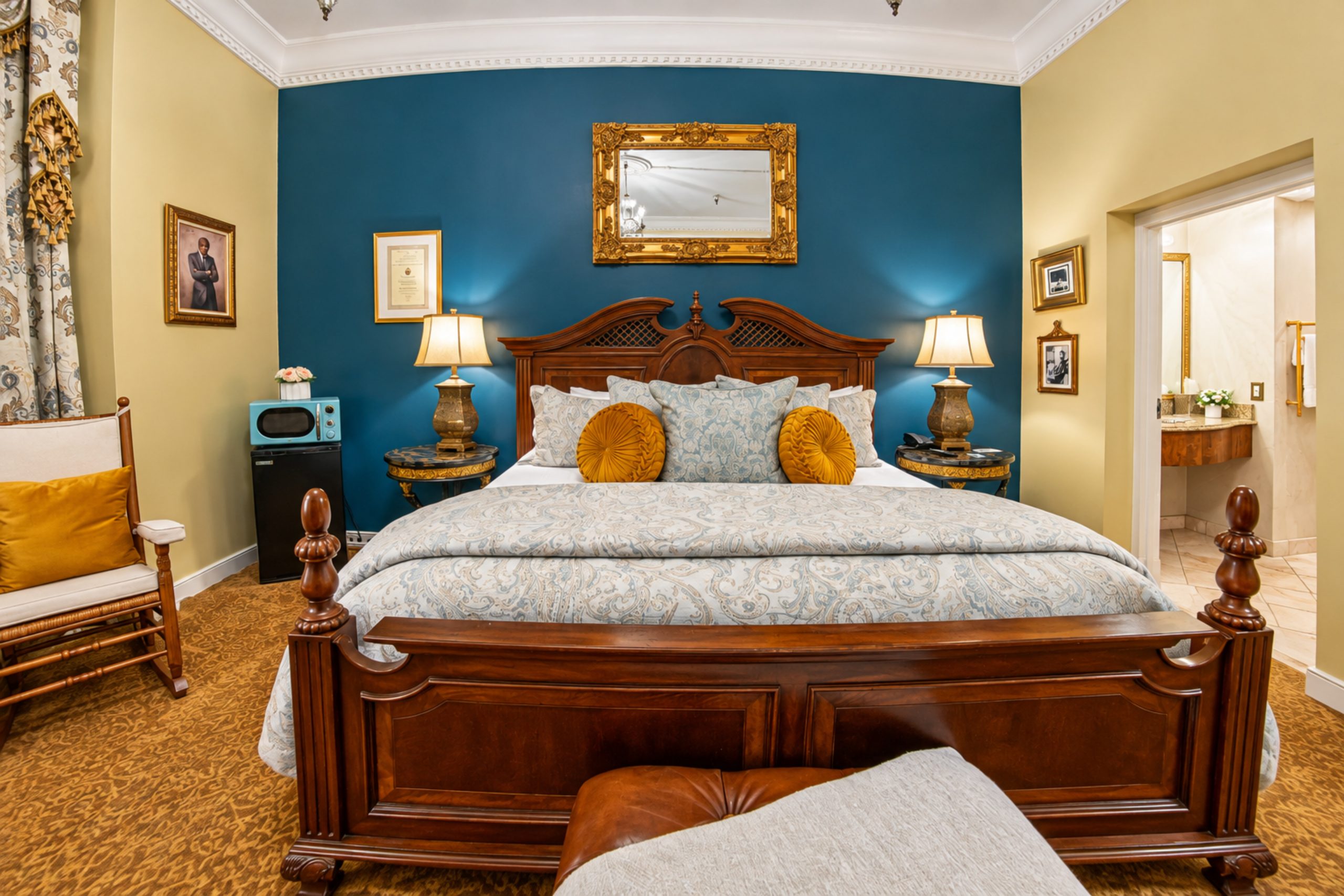 Blennerhassett WYNDHAM Pictures 2-51-jfk suite 1 Historic Suites at The Blennerhassett, a Giovanni Hotel and Spa. Photo: Karl Gabb for Taylor Hospitality